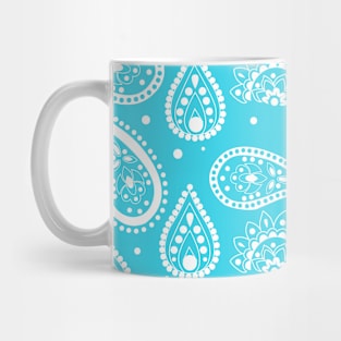 Mandala Pattern Purple and White Halloween Fall Autumn Season Mug